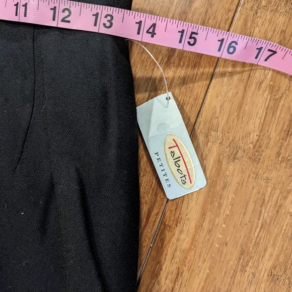 Talbots Petites Black Wool Skirt - Picture 5 of 10